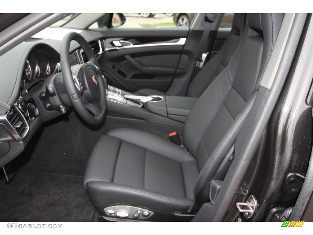 Black Interior 2013 Porsche Panamera V6 Photo #77121972
