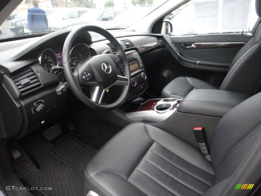 Black Interior 2010 Mercedes-Benz R 350 BlueTEC 4Matic Photo #77122307