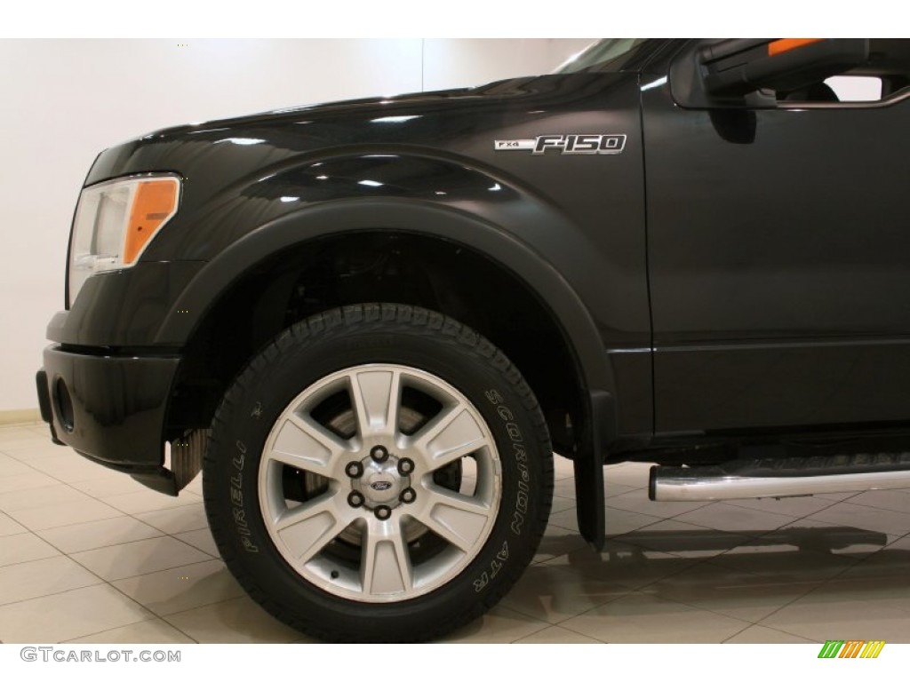 2010 F150 FX4 SuperCab 4x4 - Tuxedo Black / Black photo #16