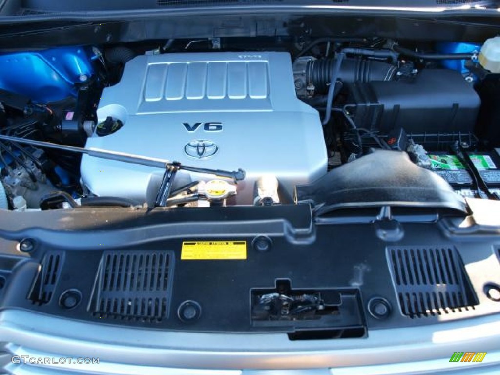 2009 Highlander V6 - Blue Streak Metallic / Ash photo #7