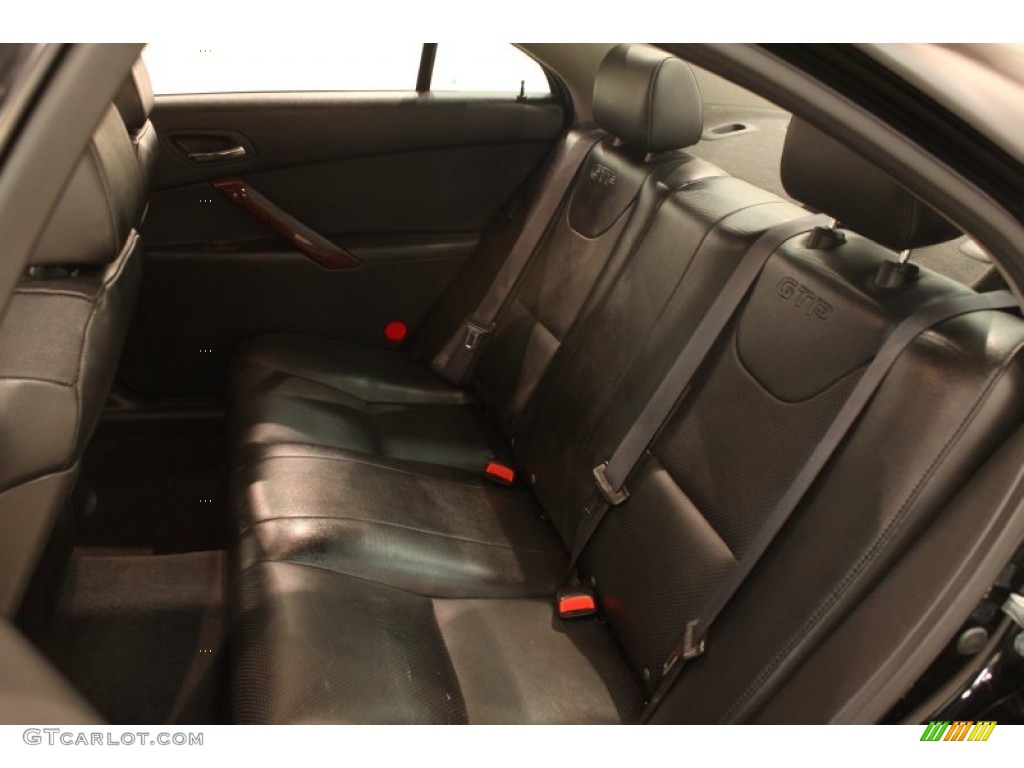 Ebony Interior 2006 Pontiac G6 GTP Sedan Photo #77123528