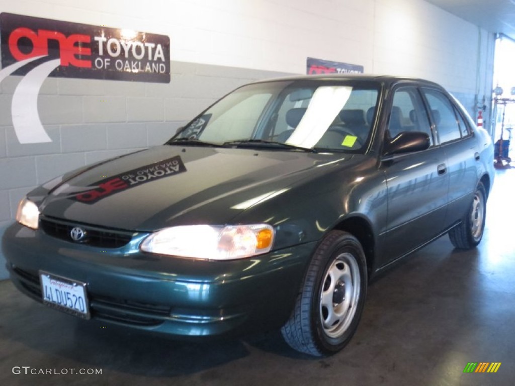 2000 Corolla VE - Woodland Green Pearl / Pebble Beige photo #1