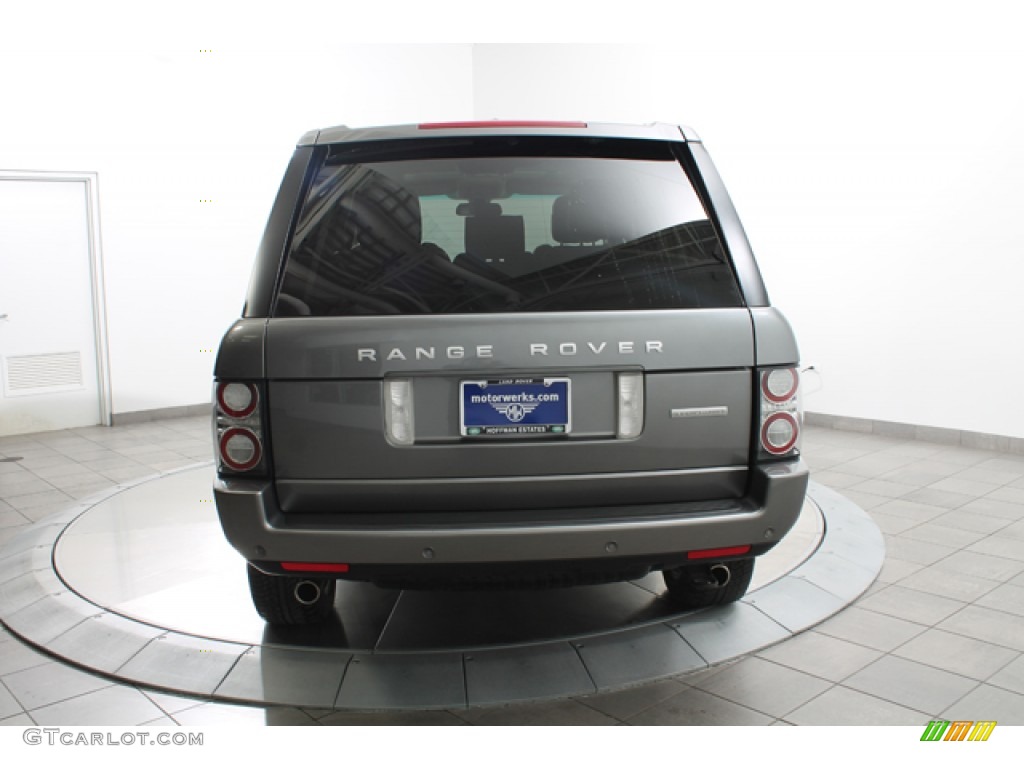 2011 Range Rover Supercharged - Stornoway Grey Metallic / Jet Black/Jet Black photo #4