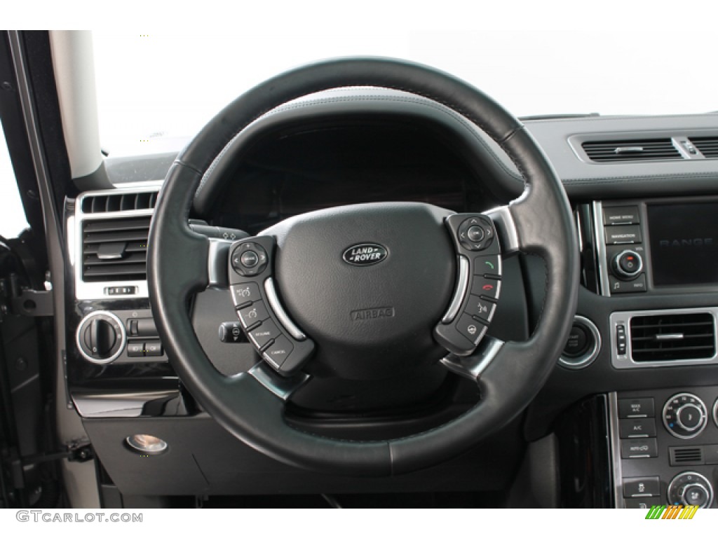 2011 Range Rover Supercharged - Stornoway Grey Metallic / Jet Black/Jet Black photo #7