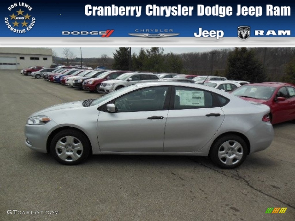 Bright Silver Metallic Dodge Dart