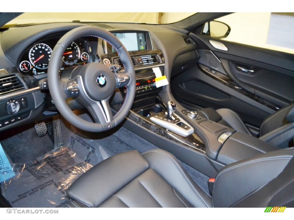 Black Interior 2013 BMW M6 Coupe Photo #77125440
