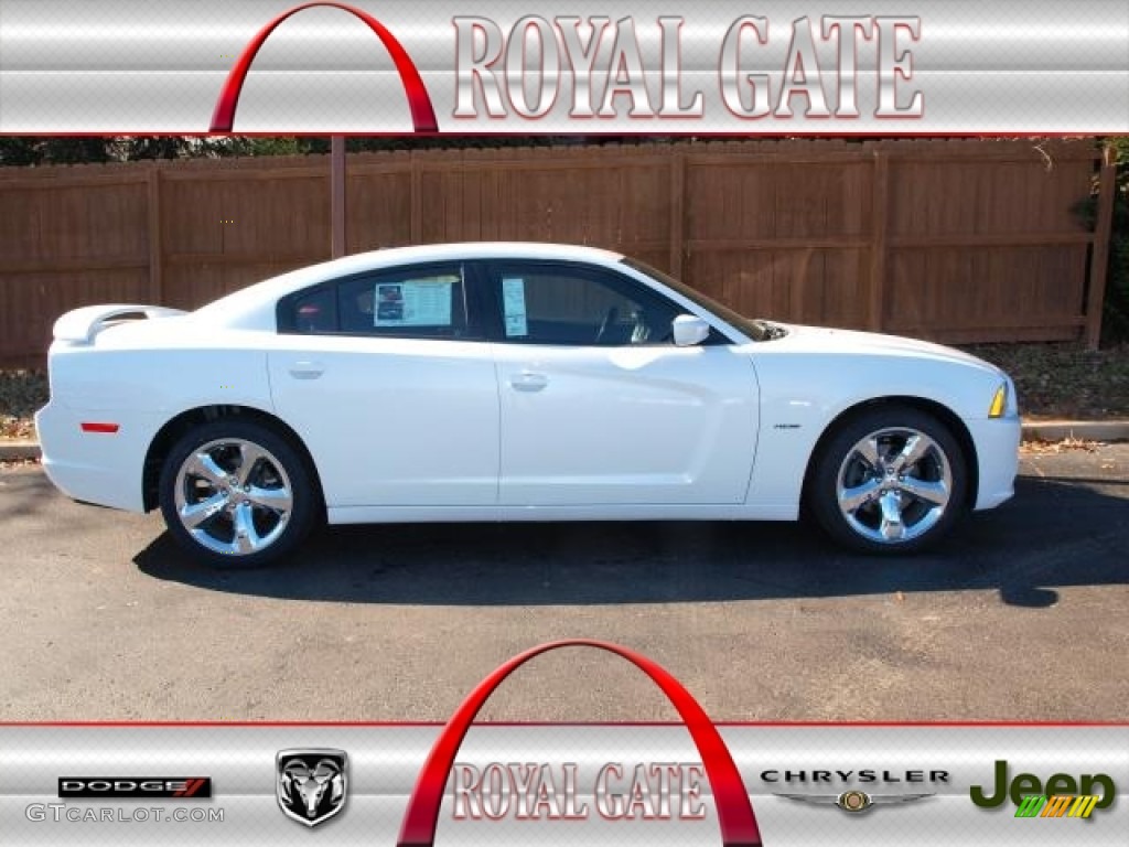 2013 Charger R/T Plus - Ivory Pearl / Black/Red photo #1