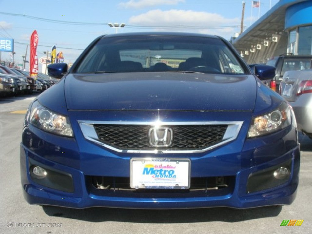 2010 Accord EX-L V6 Coupe - Belize Blue Pearl / Black photo #2