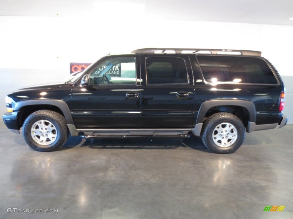 2003 Suburban 1500 Z71 4x4 - Black / Gray/Dark Charcoal photo #2