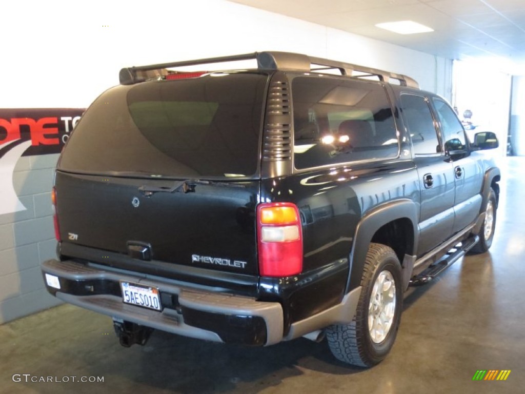 2003 Suburban 1500 Z71 4x4 - Black / Gray/Dark Charcoal photo #5