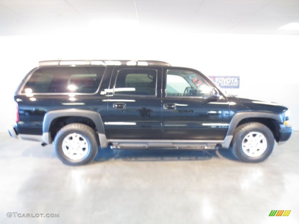 2003 Suburban 1500 Z71 4x4 - Black / Gray/Dark Charcoal photo #6