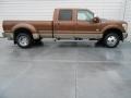 2011 Golden Bronze Metallic Ford F350 Super Duty King Ranch Crew Cab 4x4 Dually  photo #2