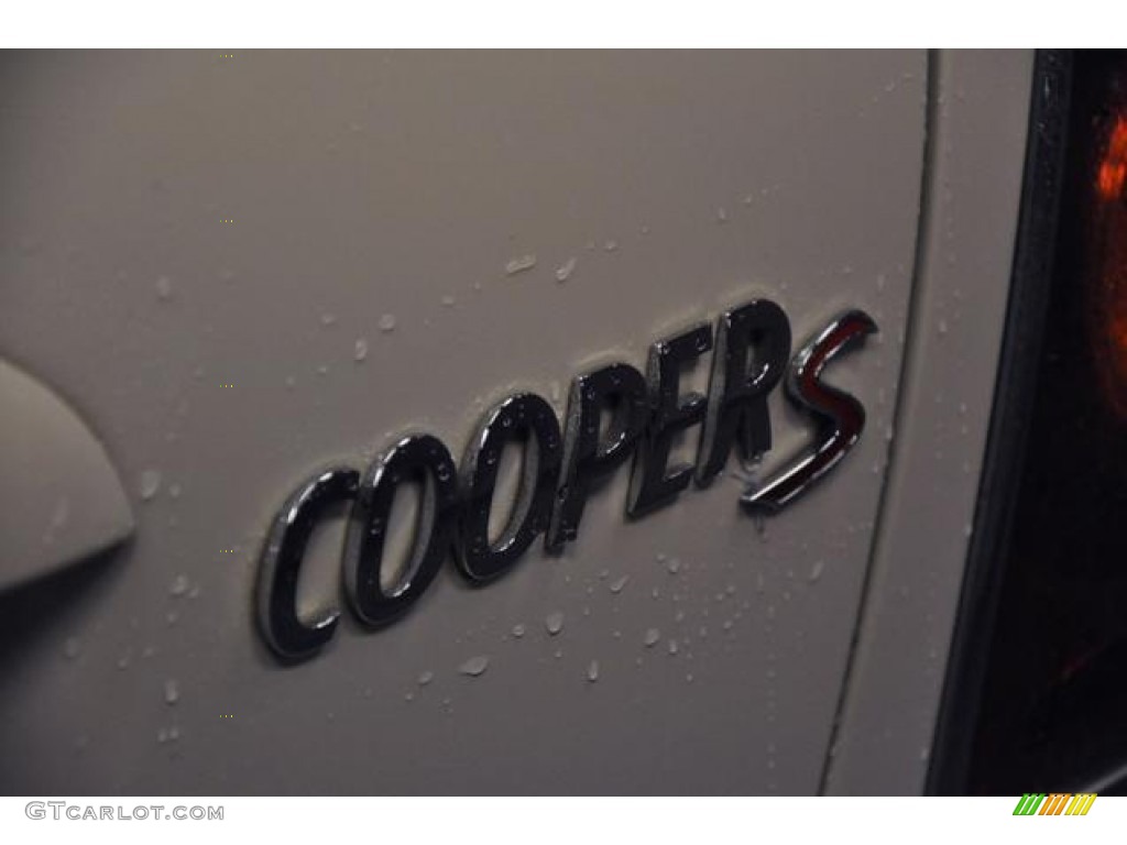 2009 Cooper S Hardtop - Pepper White / Black/Grey photo #17