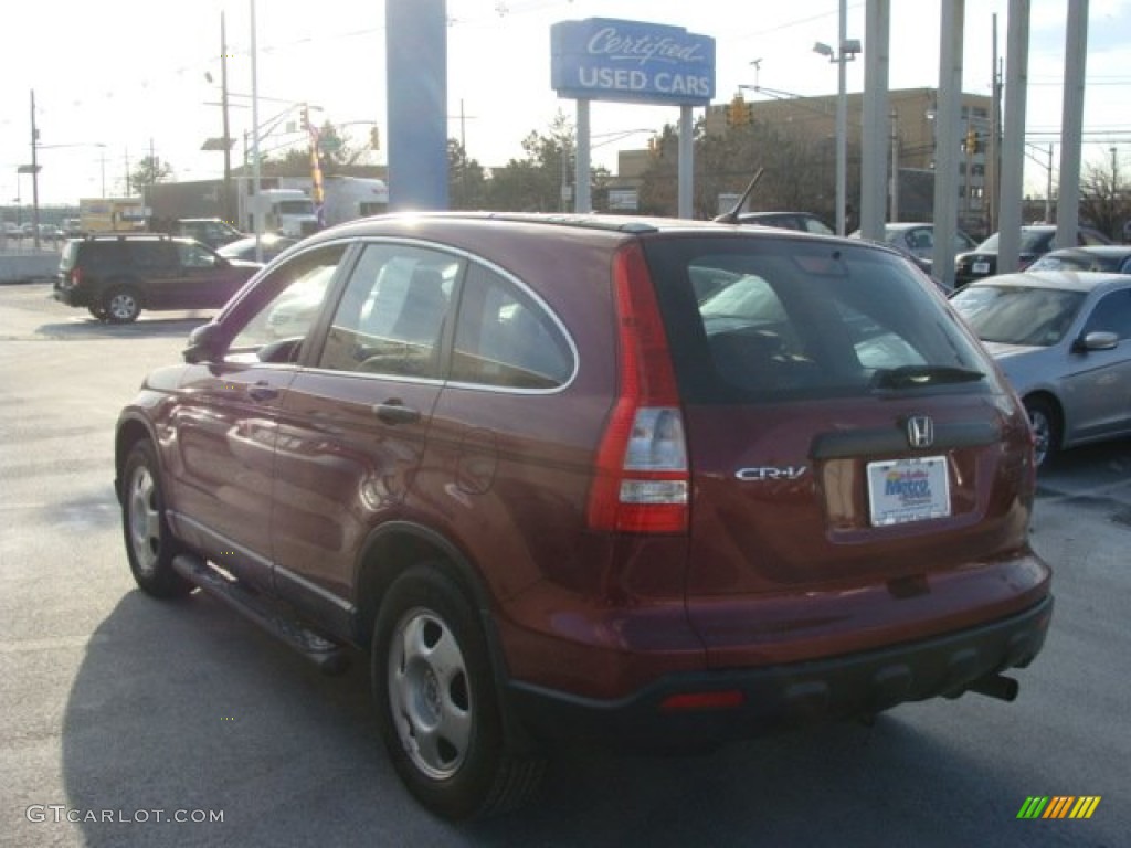 2009 CR-V LX 4WD - Tango Red Pearl / Gray photo #6