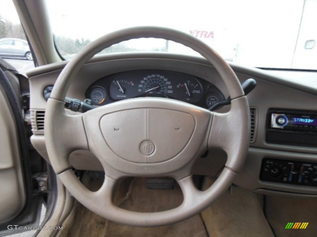 2004 Buick Century Standard Taupe Steering Wheel Photo #77128037