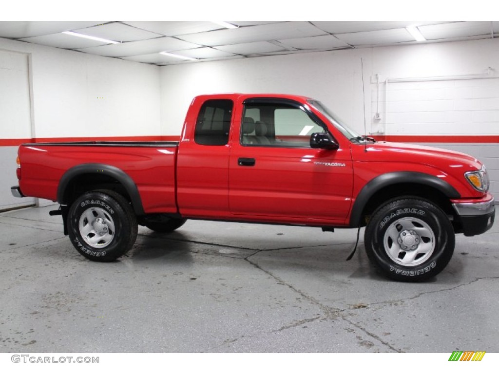 Radiant Red 2004 Toyota Tacoma SR5 Xtracab 4x4 Exterior Photo #77129321