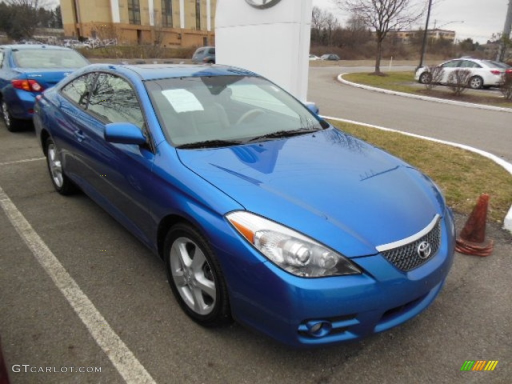 2007 Solara SLE V6 Coupe - Blue Streak Metallic / Dark Charcoal photo #1