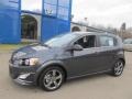 Cyber Gray Metallic 2013 Chevrolet Sonic RS Hatch