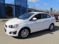 2013 Summit White Chevrolet Sonic LT Sedan  photo #1