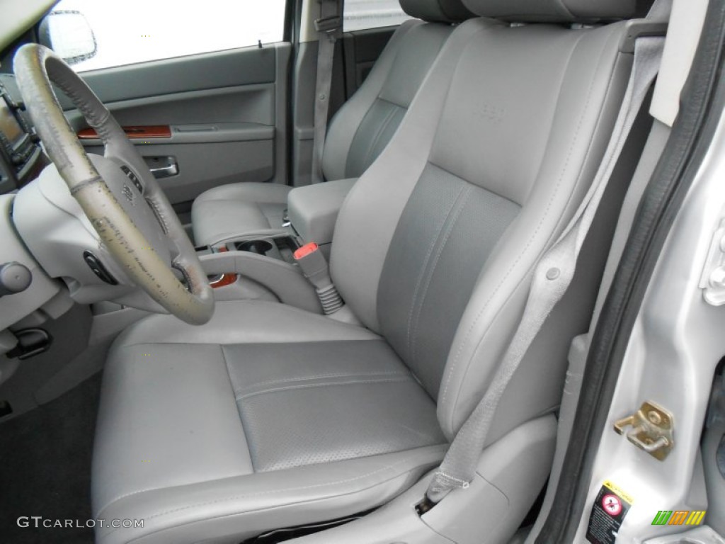 Medium Slate Gray Interior 2005 Jeep Grand Cherokee Limited Photo #77132695