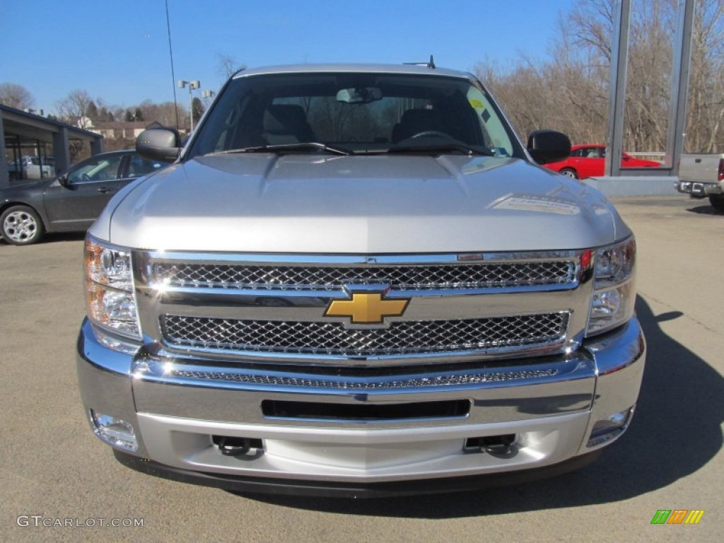 2013 Silverado 1500 LT Extended Cab 4x4 - Silver Ice Metallic / Ebony photo #11