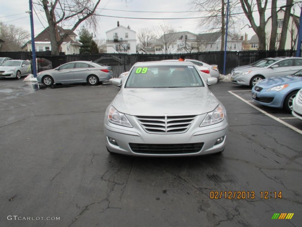 2009 Genesis 4.6 Sedan - Platinum Metallic / Black photo #1