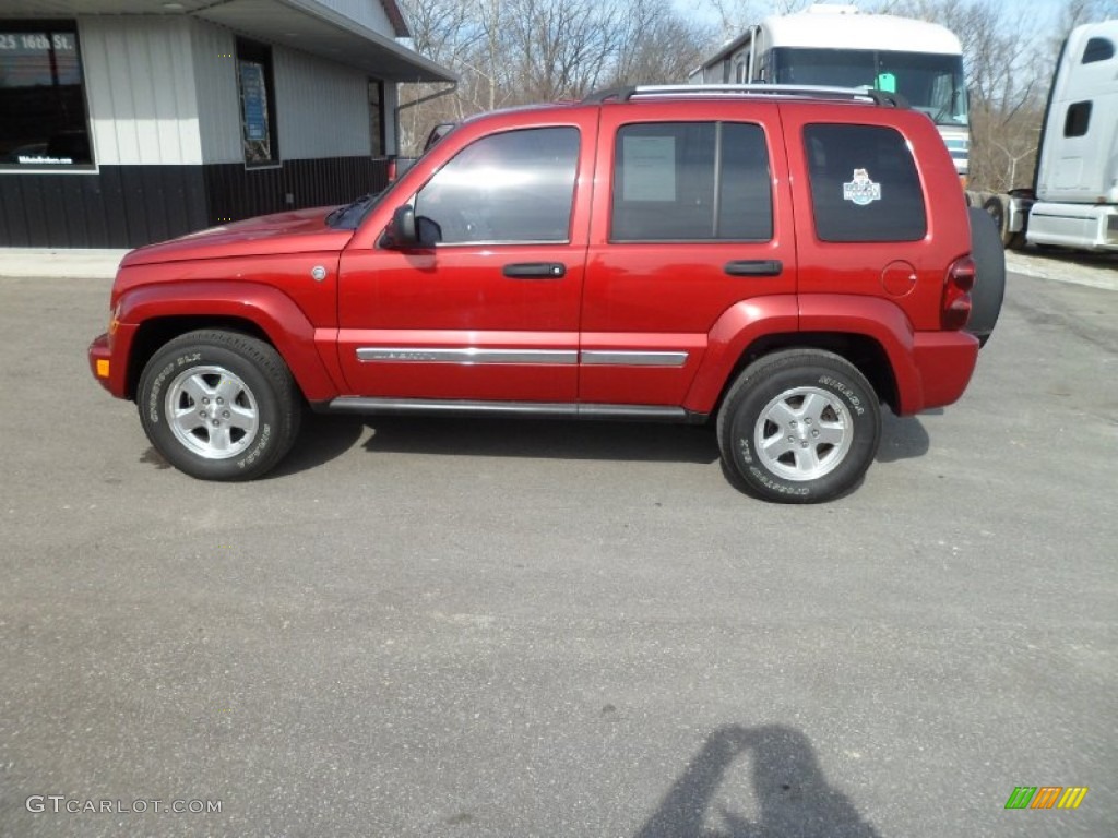 Inferno Red Pearl 2006 Jeep Liberty Limited 4x4 Exterior Photo #77133329