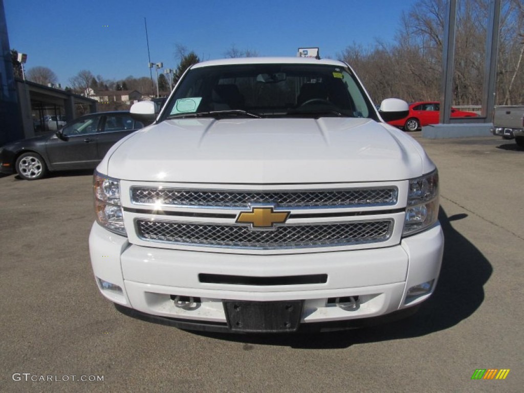 2013 Silverado 1500 LT Extended Cab 4x4 - Summit White / Ebony photo #11