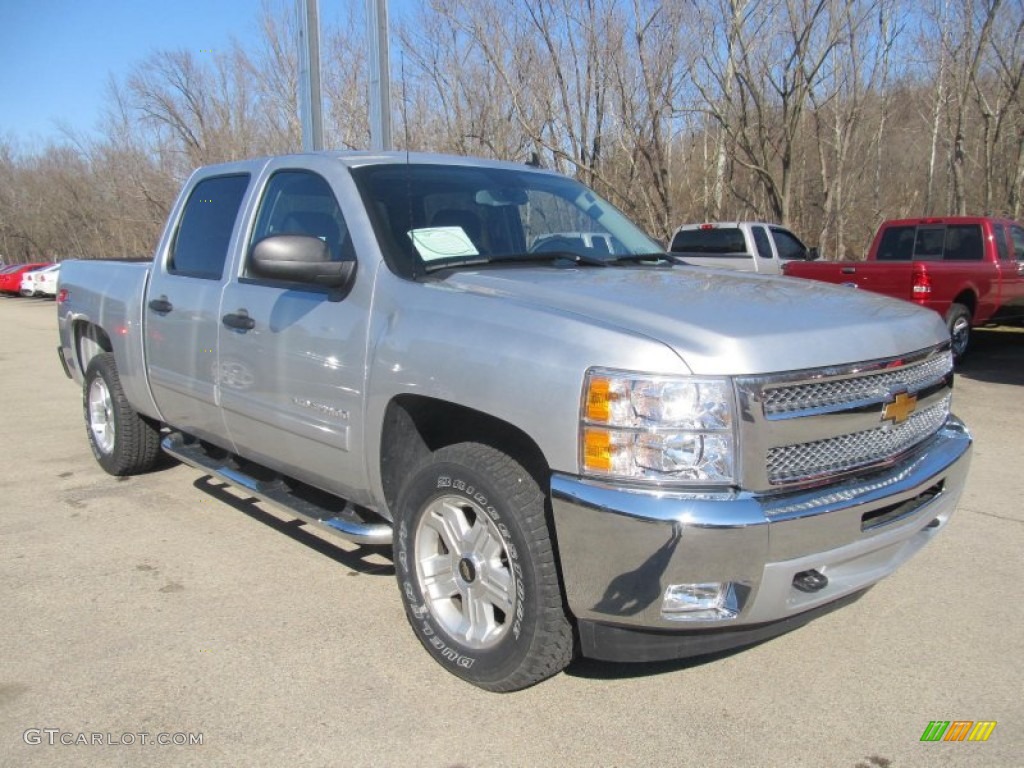 2013 Silverado 1500 LT Crew Cab 4x4 - Silver Ice Metallic / Ebony photo #10