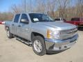 2013 Silver Ice Metallic Chevrolet Silverado 1500 LT Crew Cab 4x4  photo #10