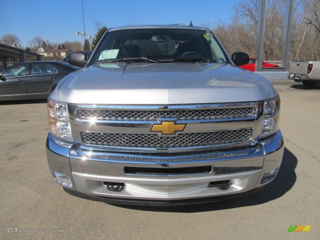 2013 Silverado 1500 LT Crew Cab 4x4 - Silver Ice Metallic / Ebony photo #11