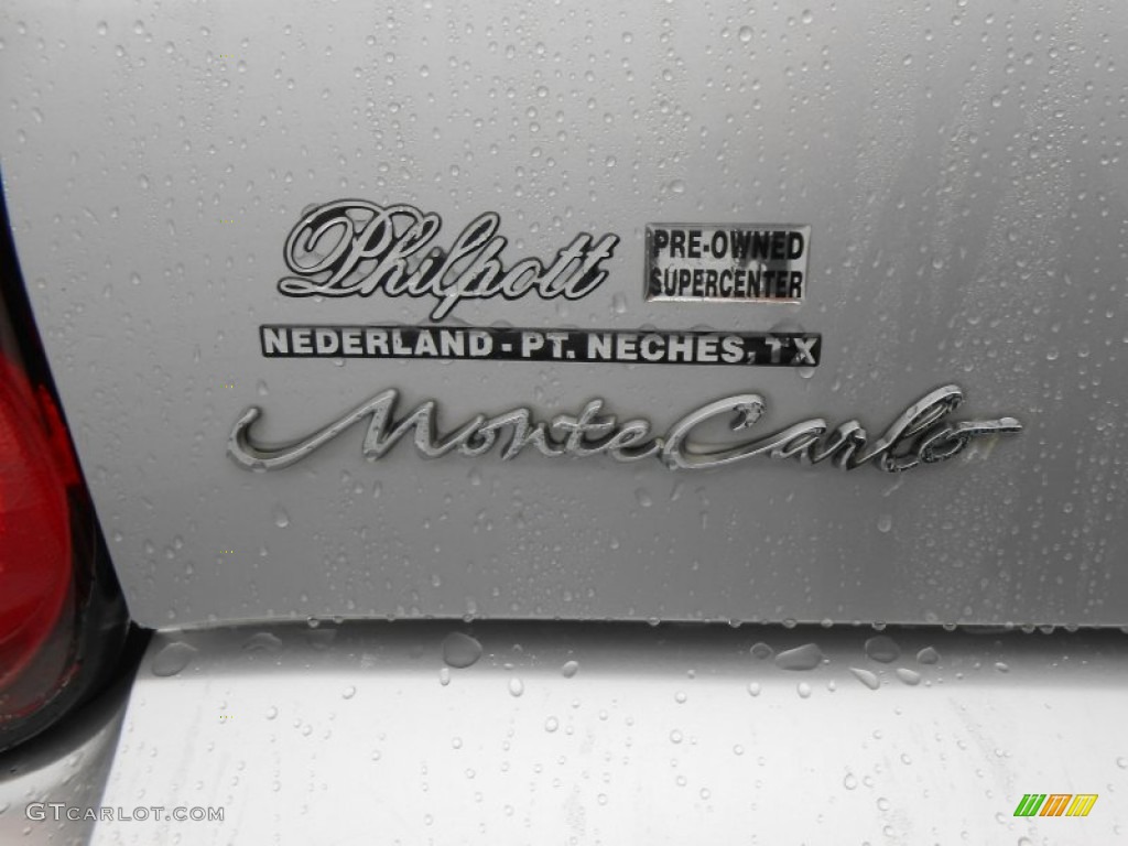 2002 Monte Carlo LS - Galaxy Silver Metallic / Medium Gray photo #20
