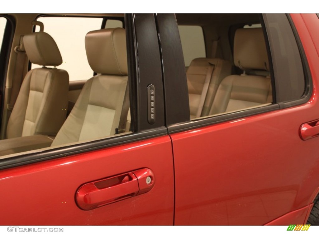 2007 Mountaineer AWD - Vivid Red / Camel photo #4