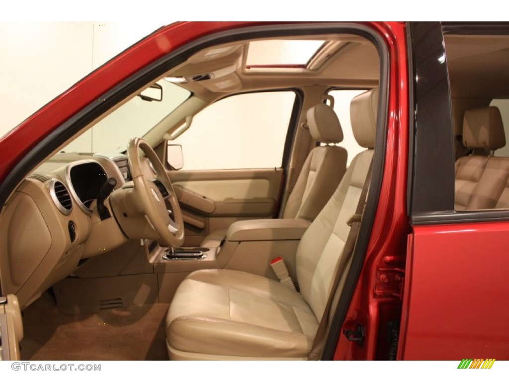 2007 Mountaineer AWD - Vivid Red / Camel photo #6