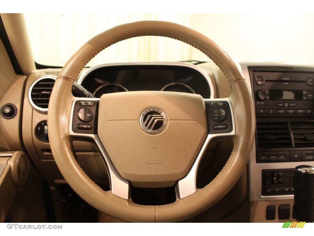 2007 Mountaineer AWD - Vivid Red / Camel photo #8