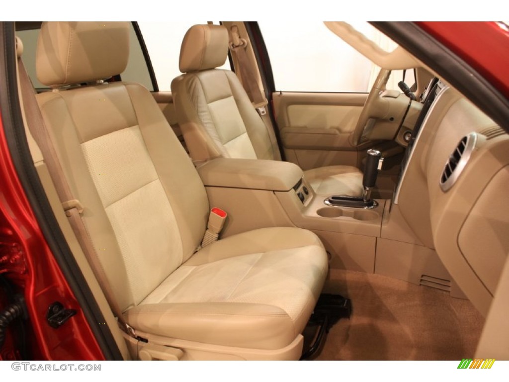 2007 Mountaineer AWD - Vivid Red / Camel photo #12