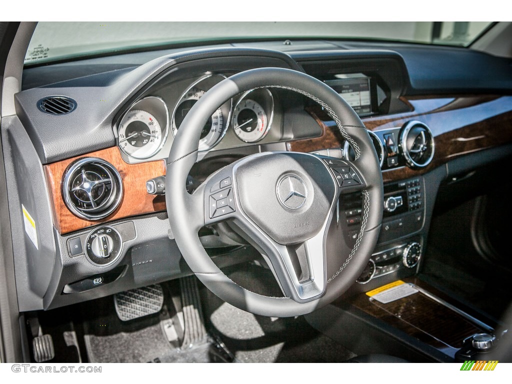 2013 Mercedes-Benz GLK 350 Black Steering Wheel Photo #77135027