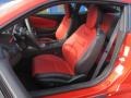 Inferno Orange Front Seat Photo for 2013 Chevrolet Camaro #77135150