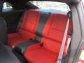 2013 Chevrolet Camaro Inferno Orange Interior Rear Seat Photo
