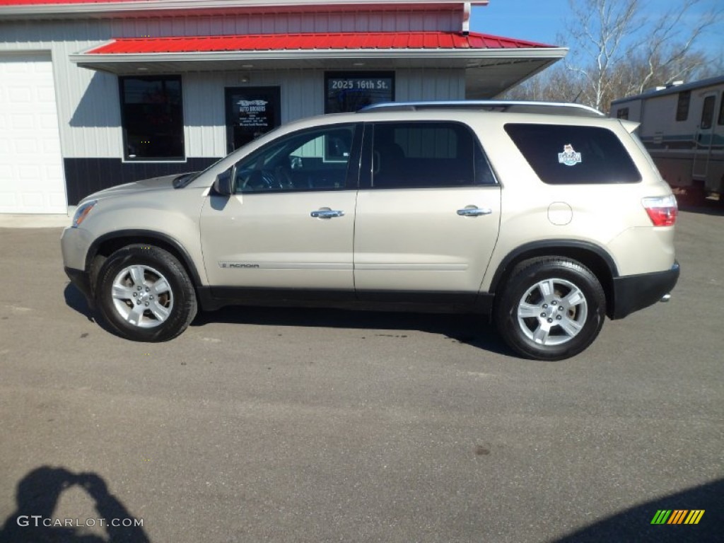 2008 Acadia SLE - Gold Mist Metallic / Light Titanium photo #1