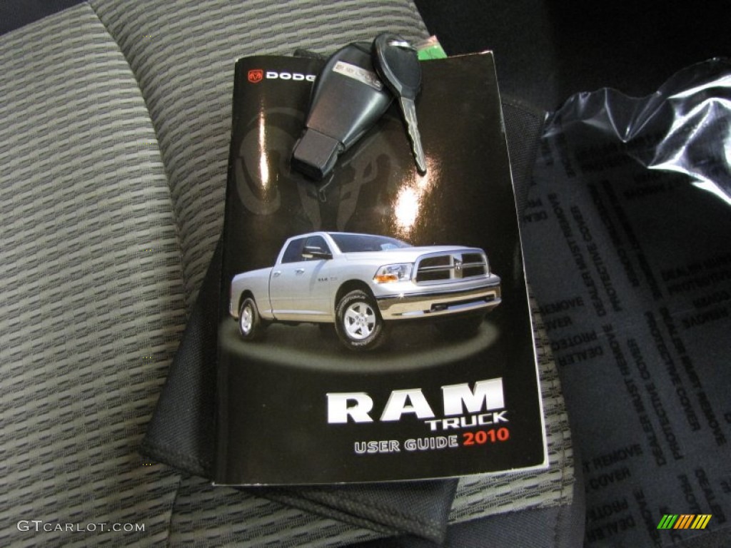 2010 Ram 1500 SLT Quad Cab 4x4 - Brilliant Black Crystal Pearl / Dark Slate/Medium Graystone photo #30