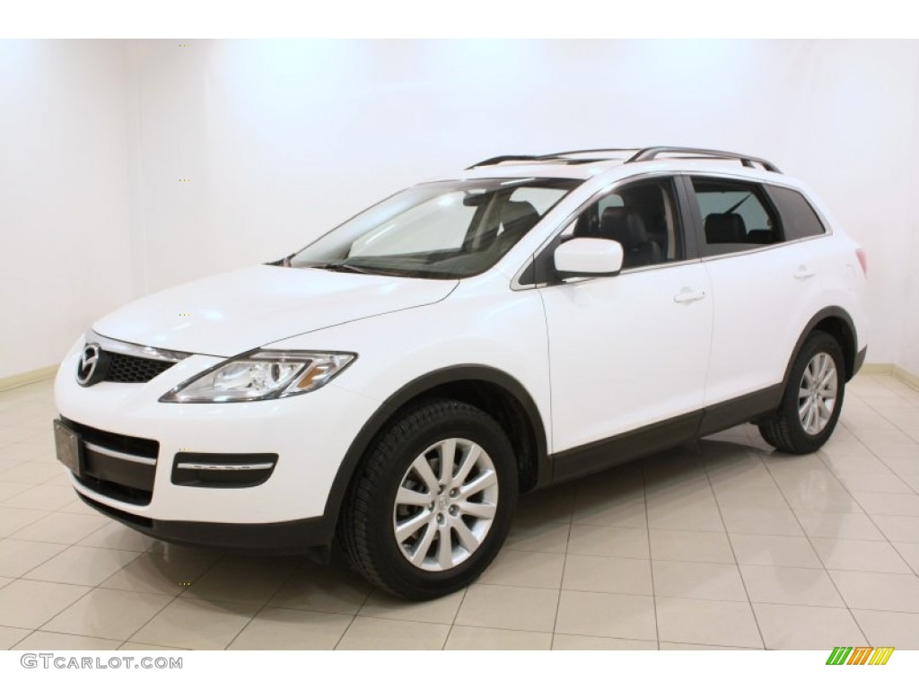 Crystal White Pearl Mica 2009 Mazda CX-9 Touring Exterior Photo #77136299