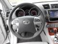2013 Toyota Highlander Ash Interior Steering Wheel Photo