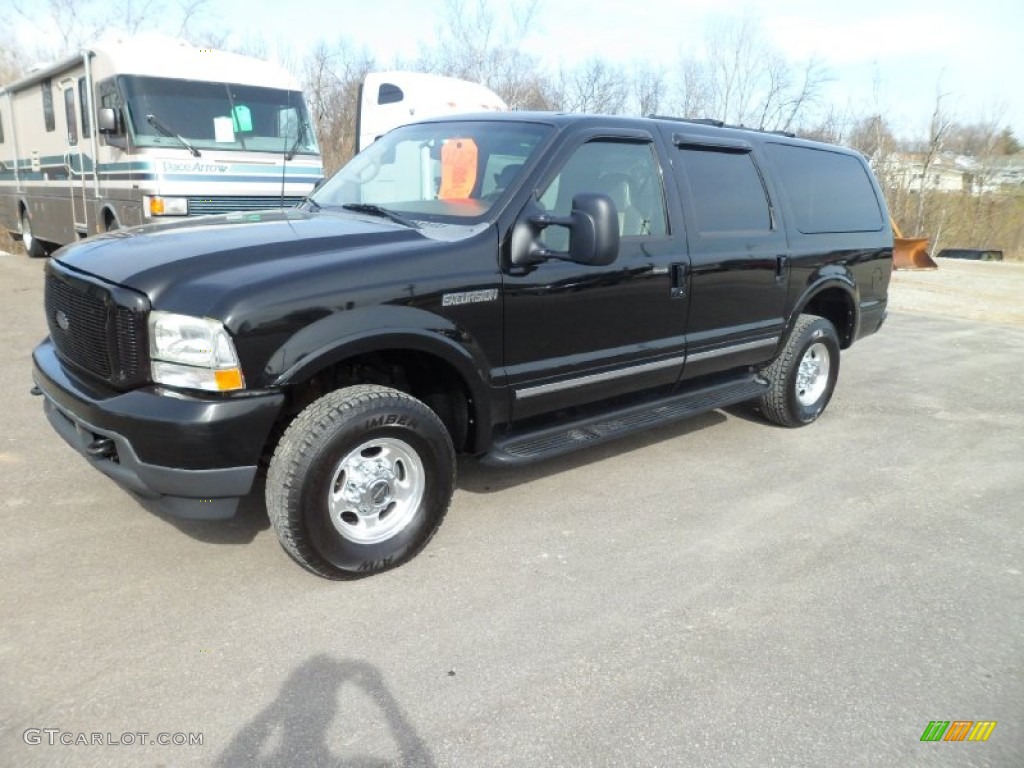 Black 2002 Ford Excursion Limited 4x4 Exterior Photo #77136611