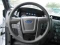 Steel Gray Steering Wheel Photo for 2013 Ford F150 #77137193