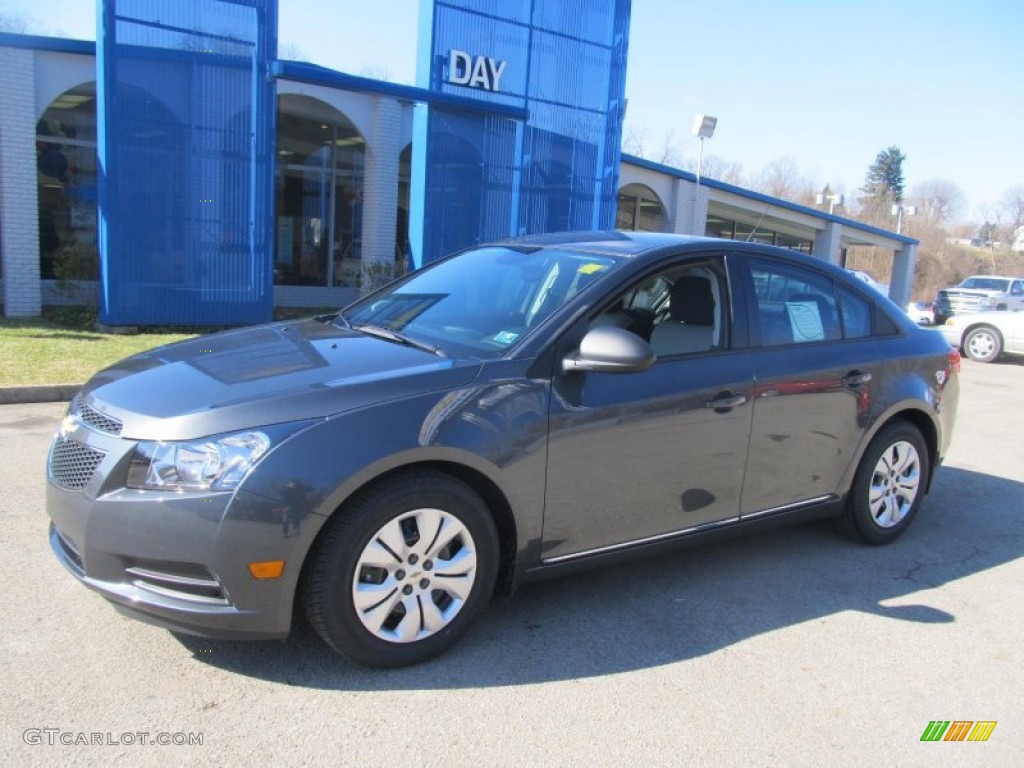 2013 Cruze LS - Cyber Gray Metallic / Jet Black/Medium Titanium photo #1