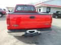 2002 Red Clearcoat Ford F250 Super Duty Lariat SuperCab 4x4  photo #4