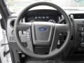 Steel Gray Steering Wheel Photo for 2013 Ford F150 #77138138