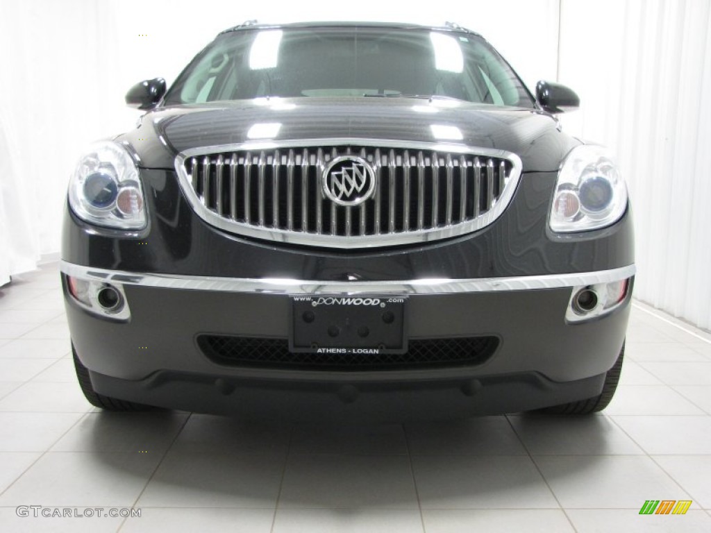 2008 Enclave CXL - Carbon Black Metallic / Ebony/Ebony photo #2