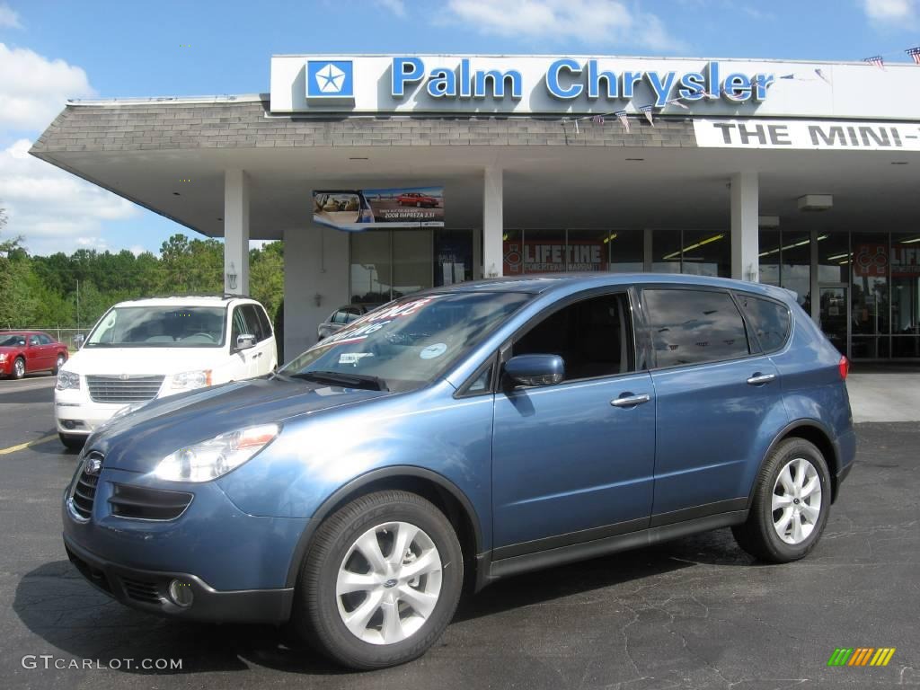 2007 B9 Tribeca 5 Passenger - Newport Blue Pearl / Slate Gray photo #1